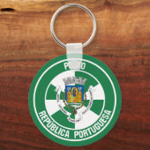 Porto-RundEmblem Schlüsselanhänger (Vorderseite)