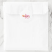 Porto Runder Aufkleber (Tasche)