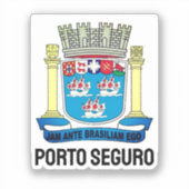 Porto Seguro, Bahia - BRASILIEN Aufkleber (Vorderseite)