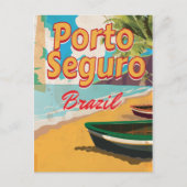 Porto Seguro Brasilien Ferienposter Postkarte (Vorderseite)