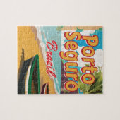 Porto Seguro Brasilien Ferienposter Puzzle (Horizontal)