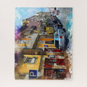 Porto Streets Portugal Puzzle (Vertikal)