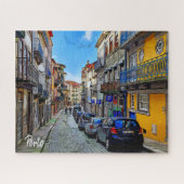 Porto Streets Portugal Puzzle (Horizontal)