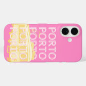 Porto Travel Art, Portugal, Pink Case-Mate iPhone Hülle (Rückseite (Horizontal))
