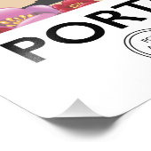 Porto-Vecchio, Frankreich, Strandproster Fotodruck (Ecke)