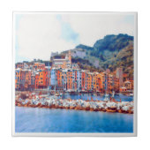 PORTO VENERE, Ligurien, Italien, Fliese (Vorderseite)