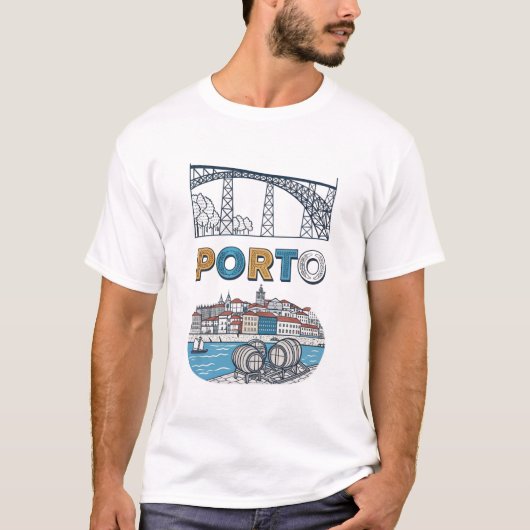 Porto Vibes T - Shirt (Vorderseite)
