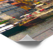 Porto von der anderen Seite des Douro Poster (Ecke)