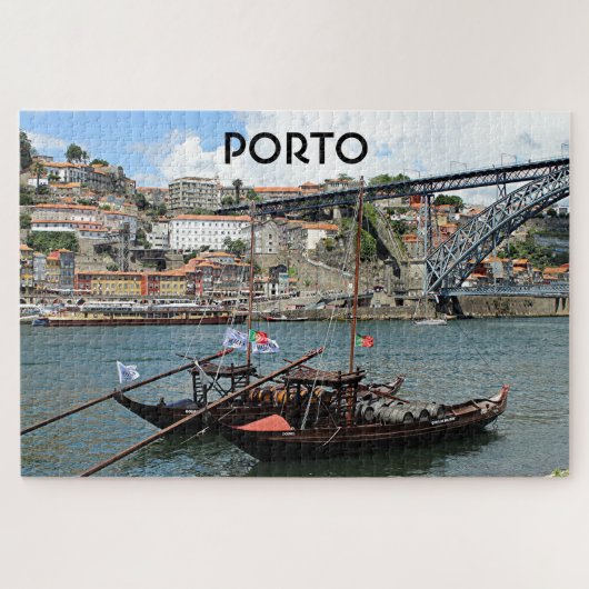 Porto: Weinfass, Portugal Puzzle (Horizontal)