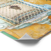 Porto Yellow Architecture Foto Poster (Ecke)