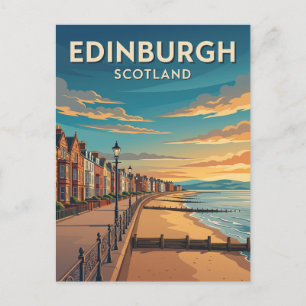 Portobello Beach Schottland Postkarte