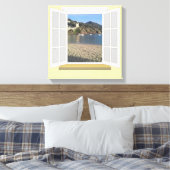 PortoBello, Italien durch Window Leinwanddruck (Insitu (Schlafzimmer))