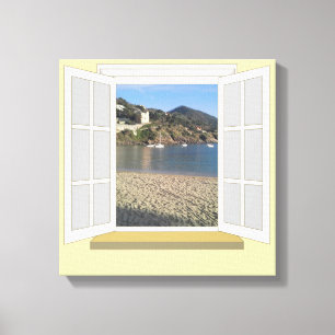 PortoBello, Italien durch Window Leinwanddruck