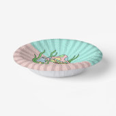 Portobello Mushroom Niedlich Pastell Pappteller (Gewinkelt)