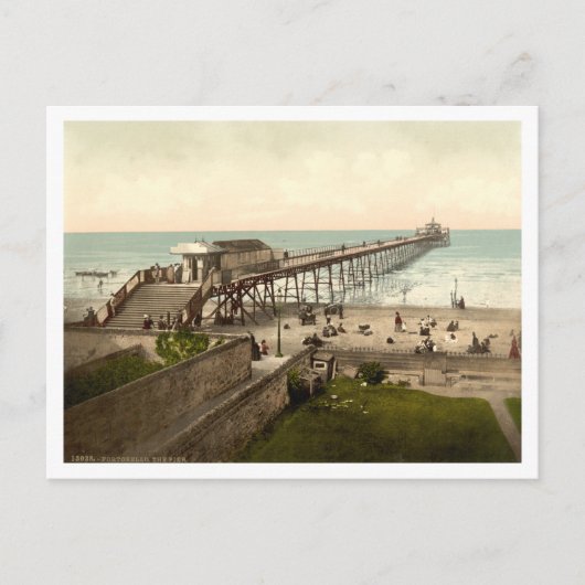 Portobello Pier, Edinburgh, Schottland Postkarte (Vorderseite)