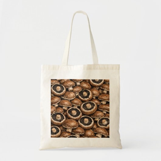 Portobello-Pilz-Muster Tragetasche (Vorne)