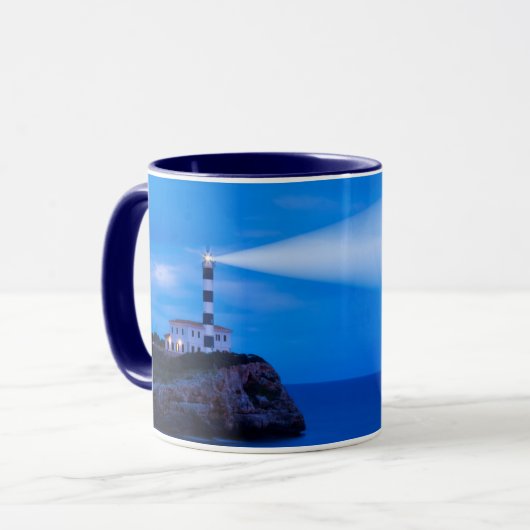 Portocolom Lighthouse Tasse (Vorderseite Links)