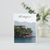 Portofino-Eigenschaft Postkarte (Stehend Vorderseite)