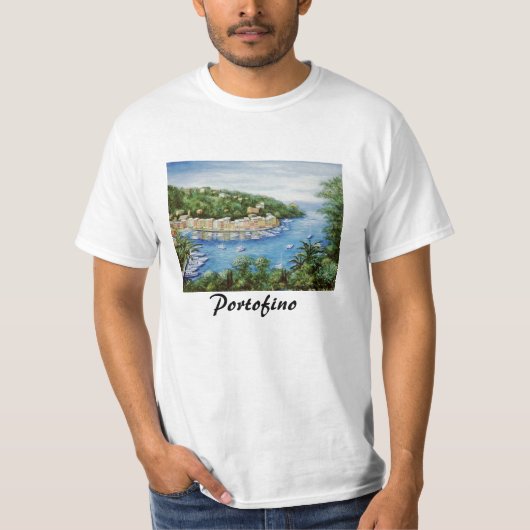 Portofino eine majestätische Ansicht T-Shirt (Vorderseite)