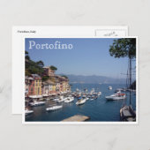 Portofino Hafen italy Postkarte (Vorne/Hinten)