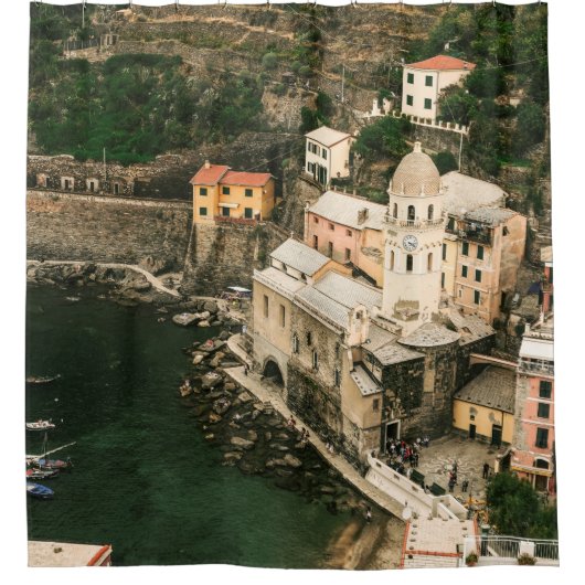 PORTOFINO ITALIEN DUSCHVORHANG (Vorderseite)