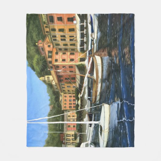 Portofino, Italien Fleecedecke (Vorderseite)