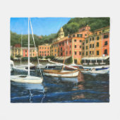 Portofino, Italien Fleecedecke (Vorderseite (Horizontal))