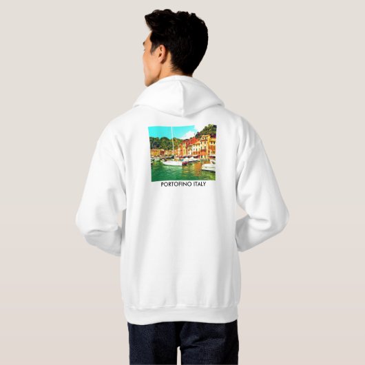 PORTOFINO, ITALIEN HOODIE (Schwarz voll)