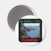 Portofino Italien Magnet (Vorderseite/Rückseite)