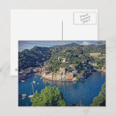 Portofino, Italien, oben Postkarte (Vorne/Hinten)