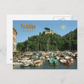 Portofino, Italien Postkarte (Vorne/Hinten)