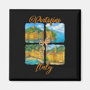 Portofino Italien Reisend Reise Kokette Portofino Magnet