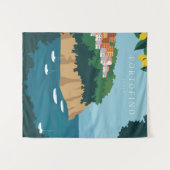 Portofino Italien Wandteppich (Vorderseite (Horizontal))