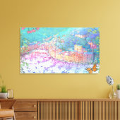 Portofino Leinwanddruck (Insitu (Wohnzimmer))