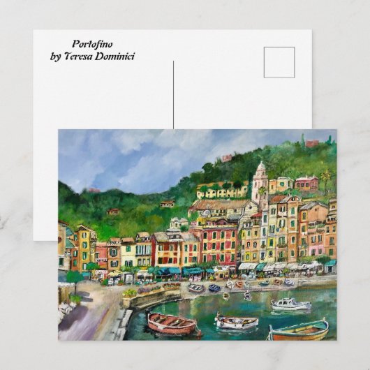 Portofino, Postkarte (Vorne/Hinten)