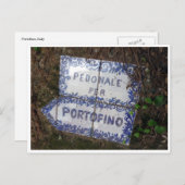 Portofino Postkarte (Vorne/Hinten)