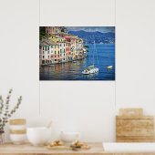 Portofino und das Poster der italienischen Riviera (Küche)