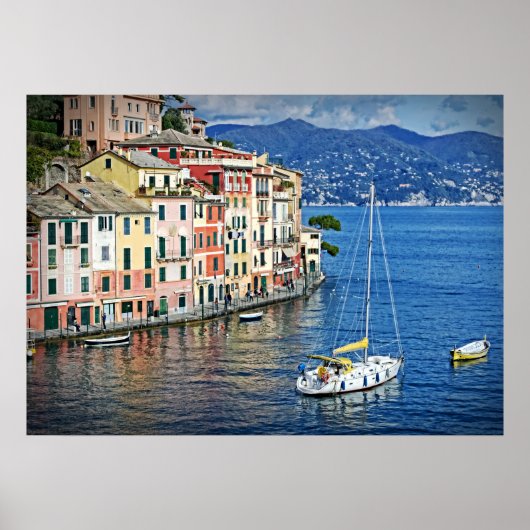 Portofino und das Poster der italienischen Riviera (Vorne)