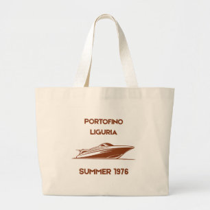 Portofino Yacht Canvas-Tasche - Luxusresort Jumbo Stoffbeutel