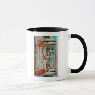 Portola Festival-Anzeige (Frauen) Tasse
