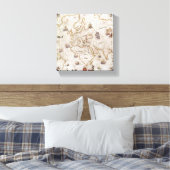 Portolan Chart of the World | 1519 Leinwanddruck (Insitu (Schlafzimmer))