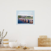 Portomarín (Lugo) Poster (Küche)