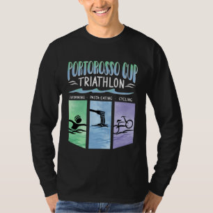 Portorosso-Cup-Triathlon Schwimmen  Pasta Essen  C T-Shirt