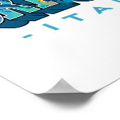 Portorosso Italia-Logo Poster (Ecke)