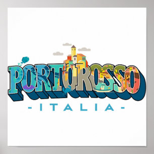 Portorosso Italia-Logo Poster