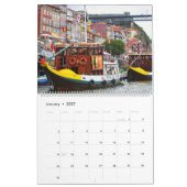 Porto's Flussboote 2027 Kalender (Jan 2027)