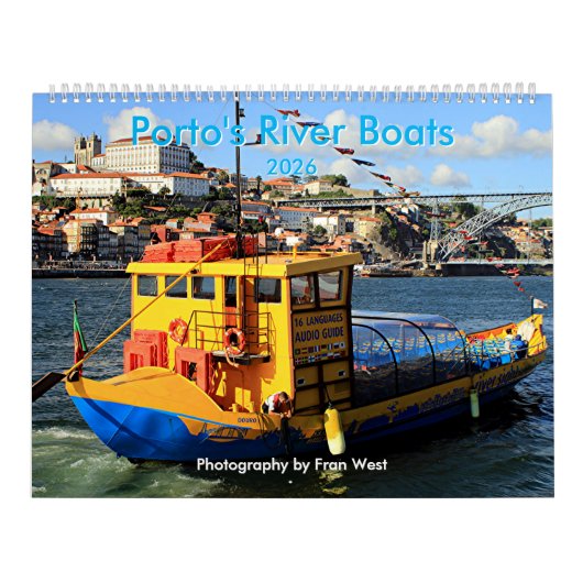 Porto's River Boats 2026 Kalender (Titelbild)