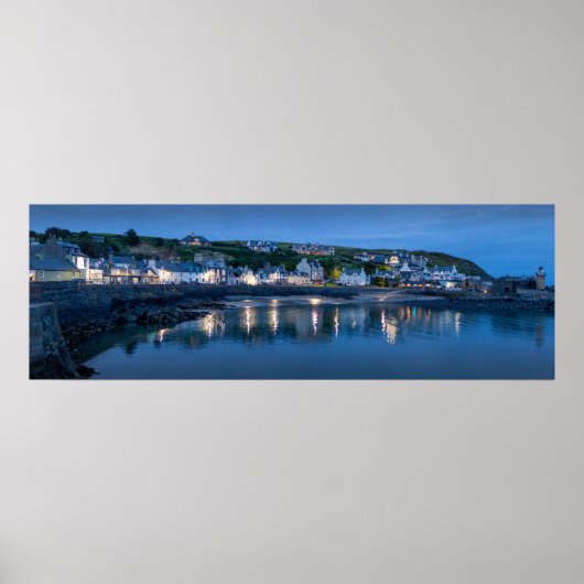 Portpatrick Harbour, Schottland Poster (Vorne)