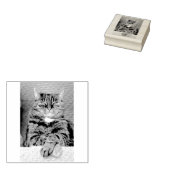 Portrait 2 x 2 Gummi Briefmarke Gummistempel (Stempel)