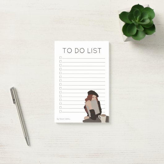 Portrait 3 To do list Post-it Klebezettel (Büro)